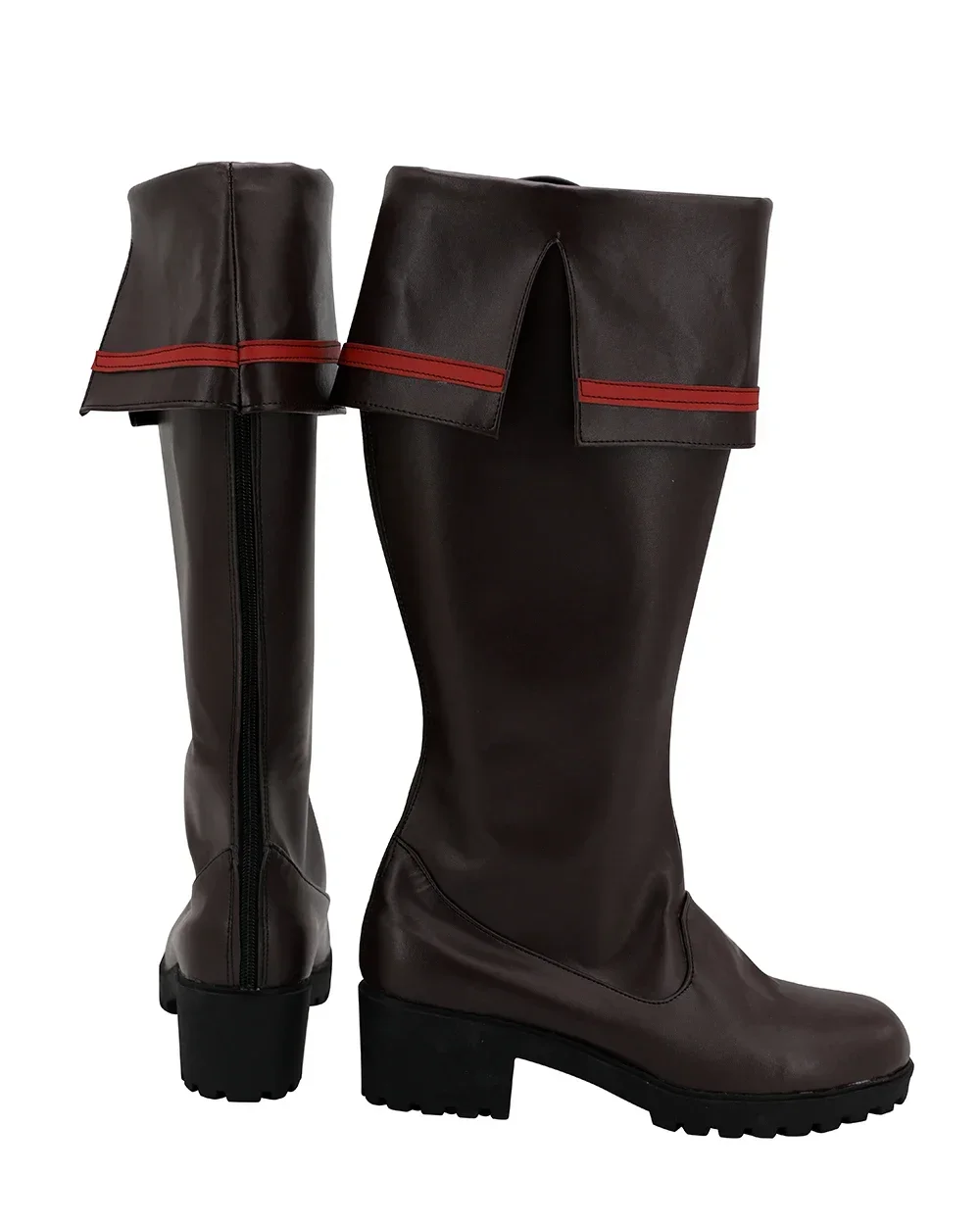 Botas de cosplay D.Gray-man Lavi Rabi, zapatos marrón oscuro, hechos a medida en cualquier tamaño