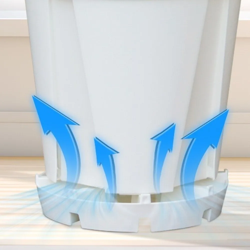 2Pcs Useful Plastic Flowerpot Tray Thickened Round Drip Tray Anti Rotting Root Breathable Plant Pot Tray Gardening