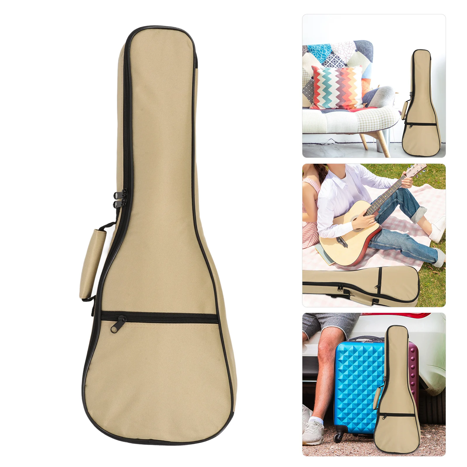 القيثارة حقيبة التخزين حامل مقاومة للماء طويلة الأمد هدية مثالية اختيار الاطفال الغيتار حالة سوبرانو القيثارة