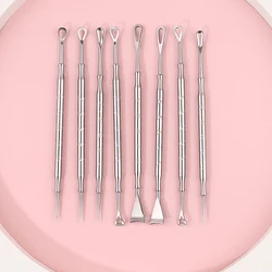 Black Dot Pimple Blackhead Remover Tool Needles For Squeezing Acne Tools Spoon For Face Cleaning Comedone Extractor Pore Cleaner