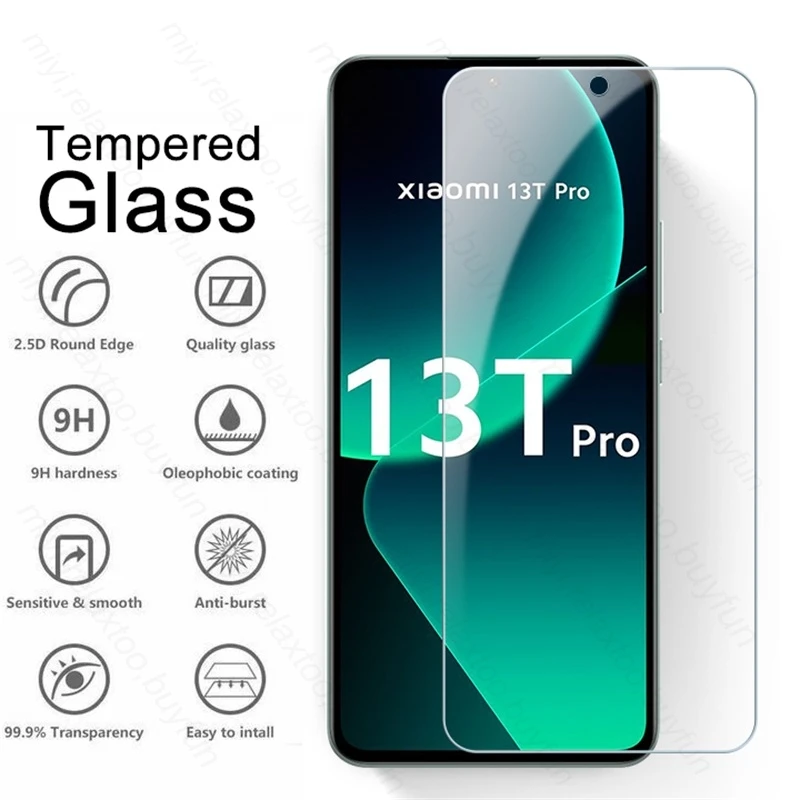 2PCS Protective Glass For Xiaomi 13T Pro 5G Tempered Glass Screen Protector Film Xiomi Xaiomi Xiaomy Mi13T Xiaomi13T 13 T Pro 5G