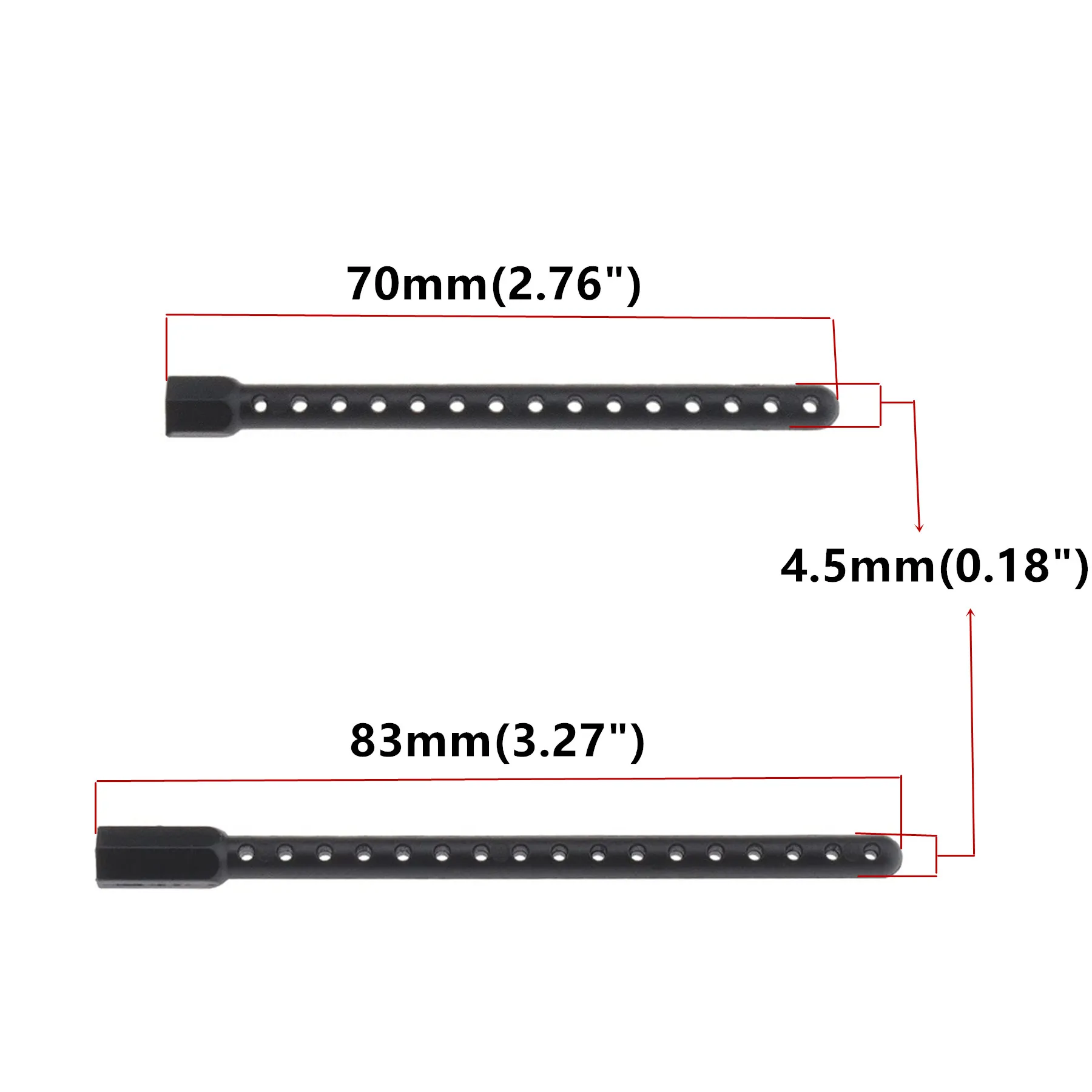 Plastikowe mocowania karoserii do samochodów RC kompatybilne z 1/10 4WD do zdalnie sterowanych samochodów terenowych, buggy, ciężarówek, części zamienne do tuningu.