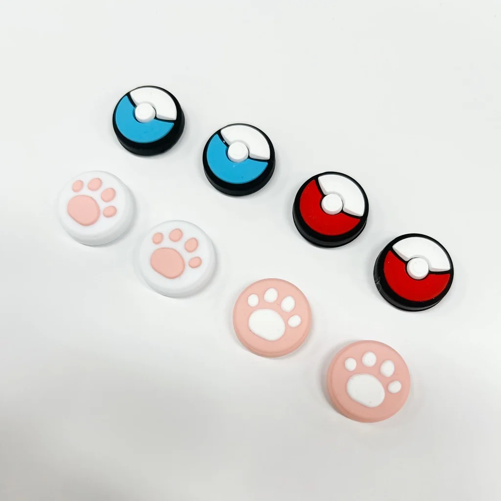 HEYSTOP-Silicone Cartoons Estilo Thumb Grip Caps para Nintendo Switch, Lite Joycon Acessórios, 1 Pc