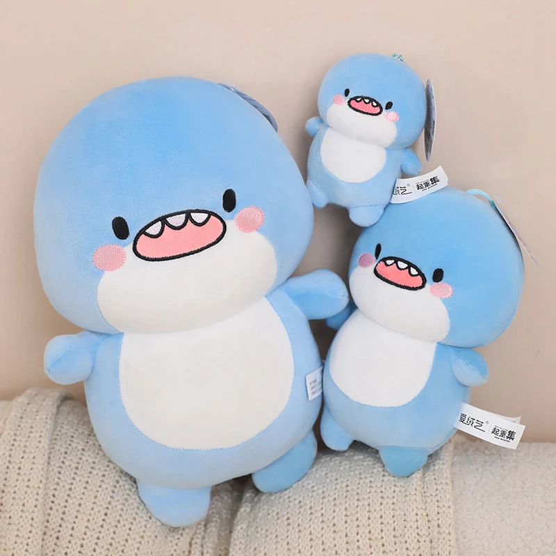 Cute Shark Doll Plush Toy  10/18/30/45cm Soft Stuffed Animal Pillow Kawaii Birthday Gift Toys Cushion Doll Christmas Gifts