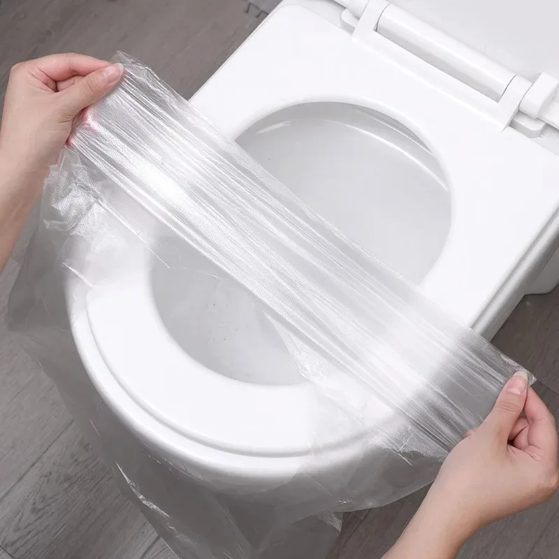 50/1pcs Disposable Toilet Seat Cover Mat Portable Travel Safety Toilet Seat Paper Pads Waterproof Cushion Bathroom Accessiories