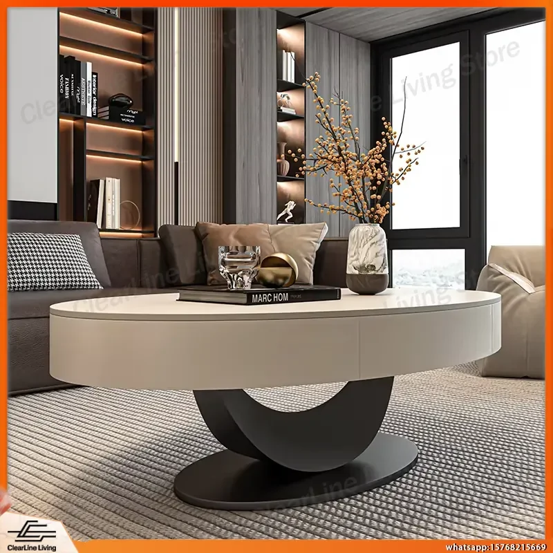

Space Saving Standing Coffee Table Nordic Style Living Room Designer Side Table Center Table for Small Spaces Modern