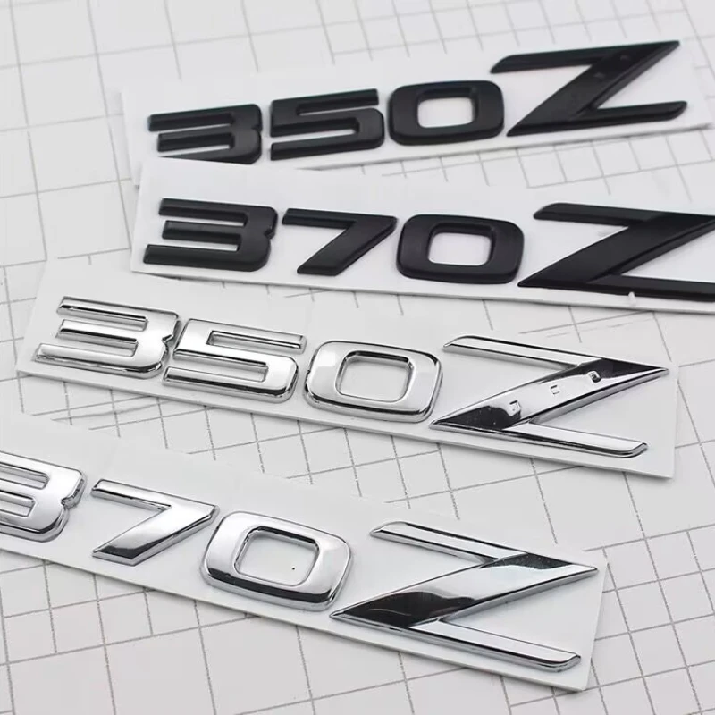 

For Nissan 350Z 370Z Rear Trunk Emblem Badge GTS GTR Nismo Z Z3 Z34 Teana Car Modification Stickers Decals 3D Metal