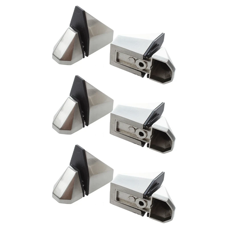 

Promotion! 6 Pieces 3Mm-16Mm Adjustable Glass Holder Glass Clamp Holder