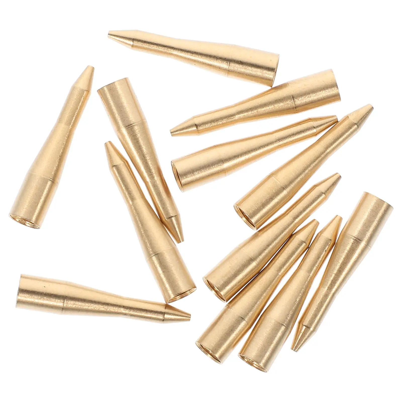 12 Pcs Shaft Metal Sleeve Plaything Professional Rod Accessories Gaming Supply Lightweight Portable Design