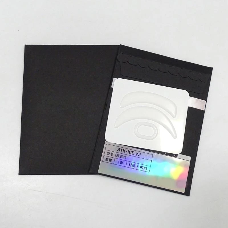 Esportstiger Ice Mouse Skates Stiker Mouse Feet Pad Round Glides tepi untuk mouse atk