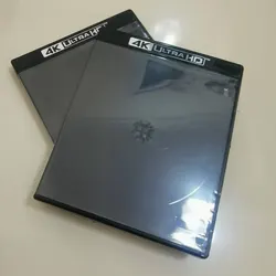4K Ultra HD Case BDR CD DVD Disc Cases Storage For 4 Discs 5Pcs/Pack