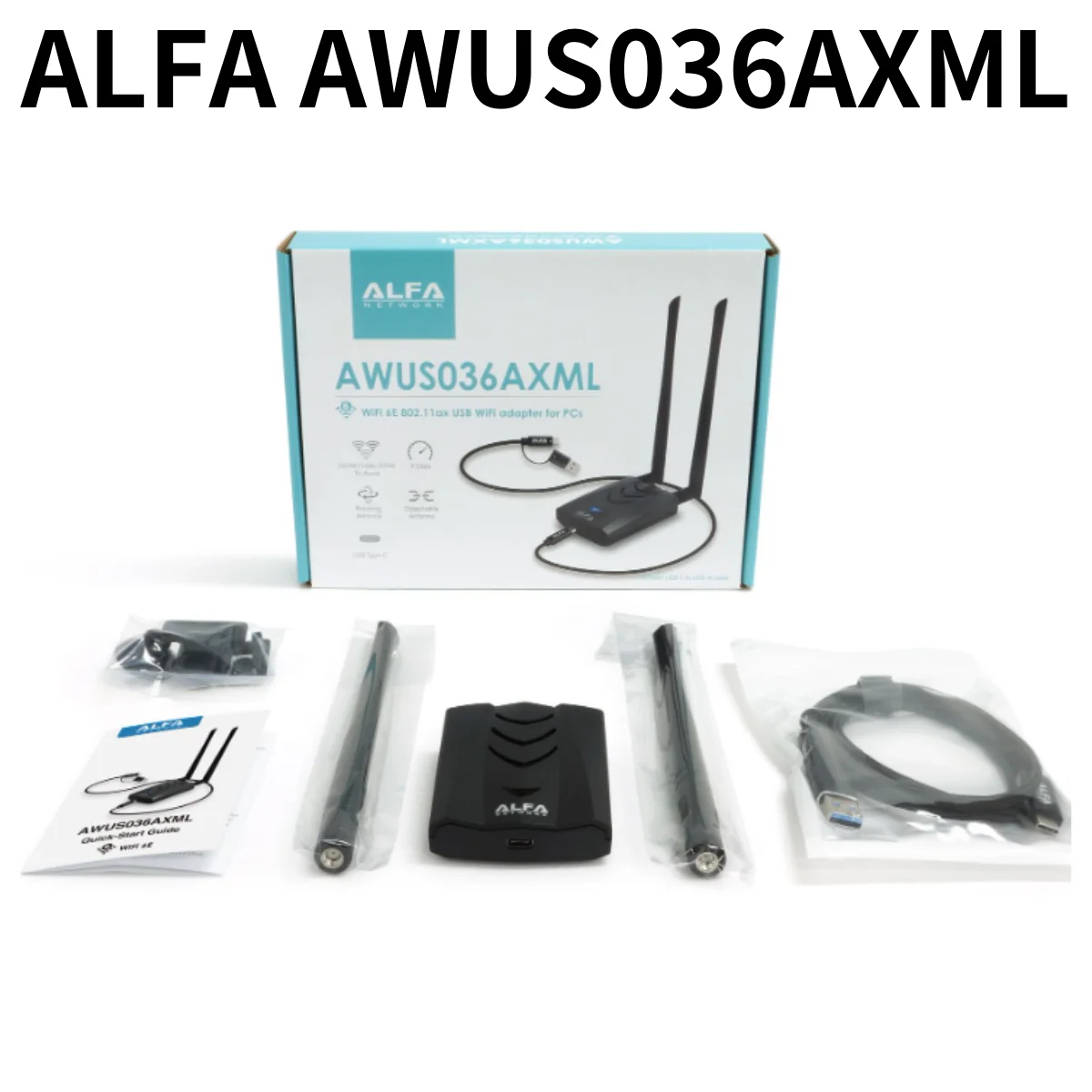 AWUS036AXML MT7921AUN WIFI 6E Tri-band Wireless Network Card