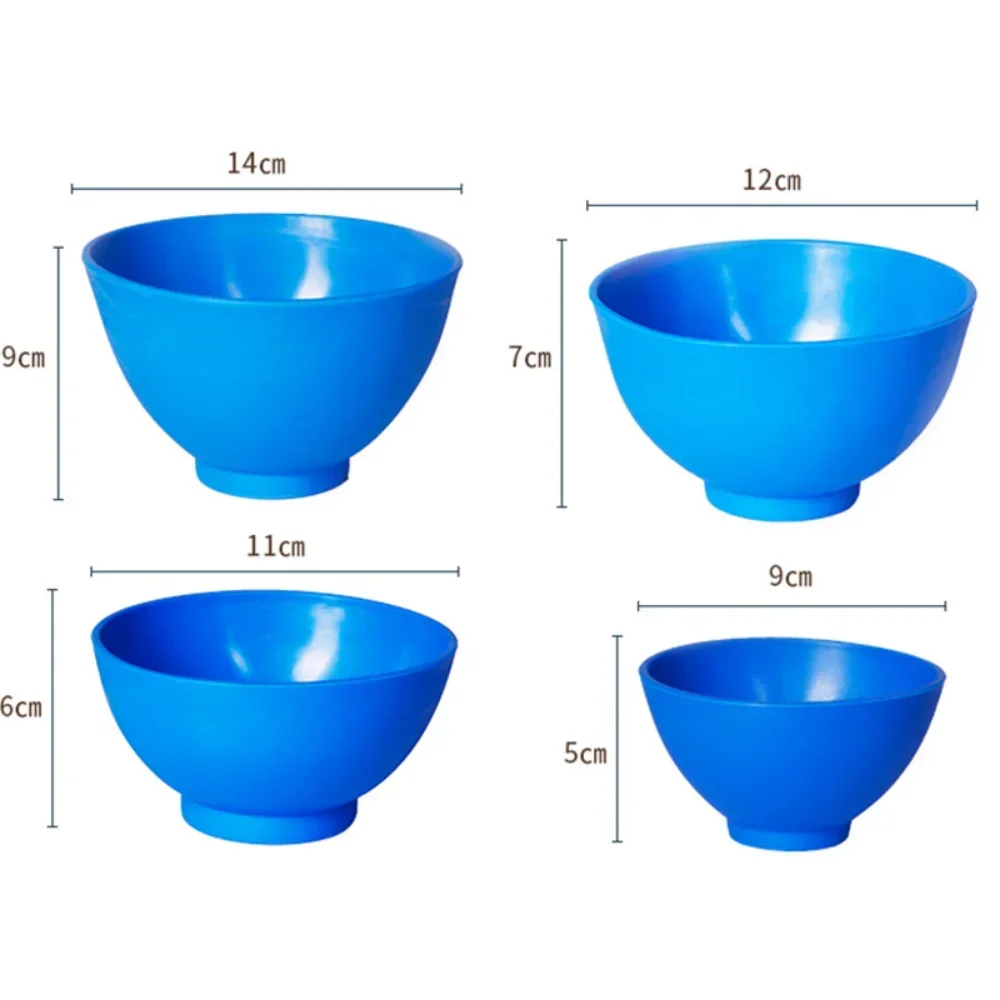 Tigela de couro de gesso mista dental laboratório dental silicone misturado flexível tigela de mistura equipamento dental tigela de borracha s/m/l/xl