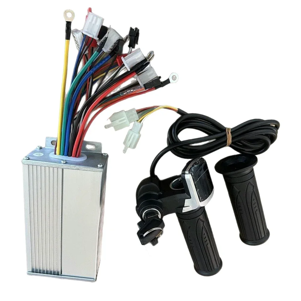 

30A Controller Brushless Controller Ebike Upgrade 3-Speed Control Aluminum Alloy Housing Anti-Theft System For 36V 48V Battery