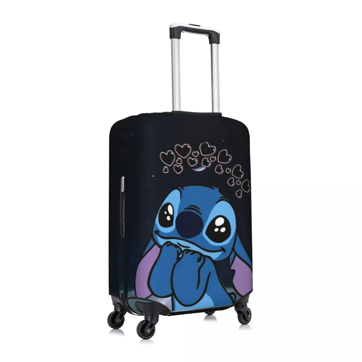 MINISO Stitch Suitcase Cover Graphic Printing Business Protector Holiday Useful Luggage Accesories