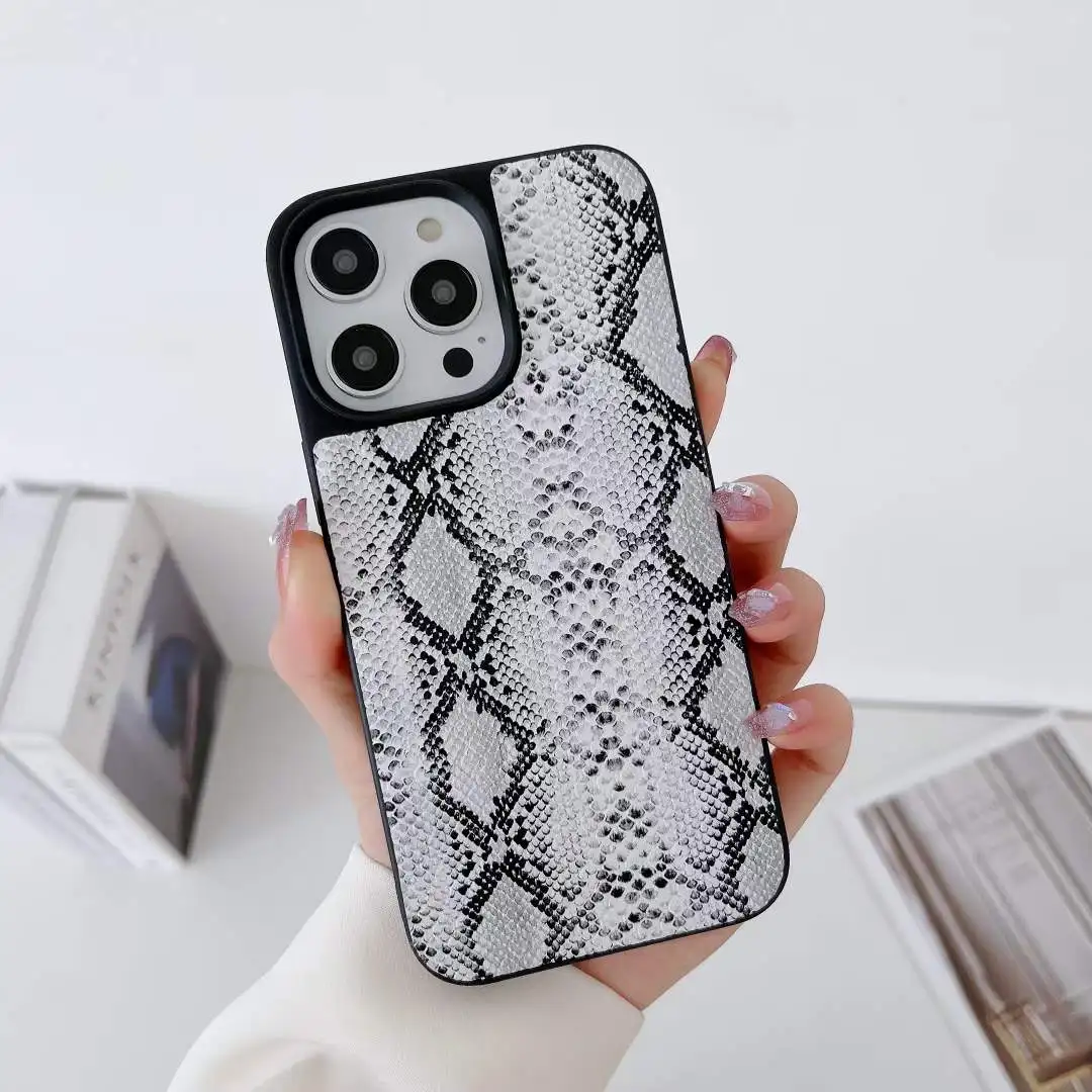 Fashion brand leopard snake Crocodile Pattern Phone Case For iPhone 16 14 Pro Max 12 13 XS Max X XR 15 14 plus luxury hard cover