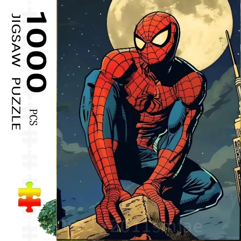 

Пазлы для взрослых (500/1000 элементов) с изображением Человека-паука - увлекательные, с крупными деталями, портативные, подходят для взрослых и всей семьи.