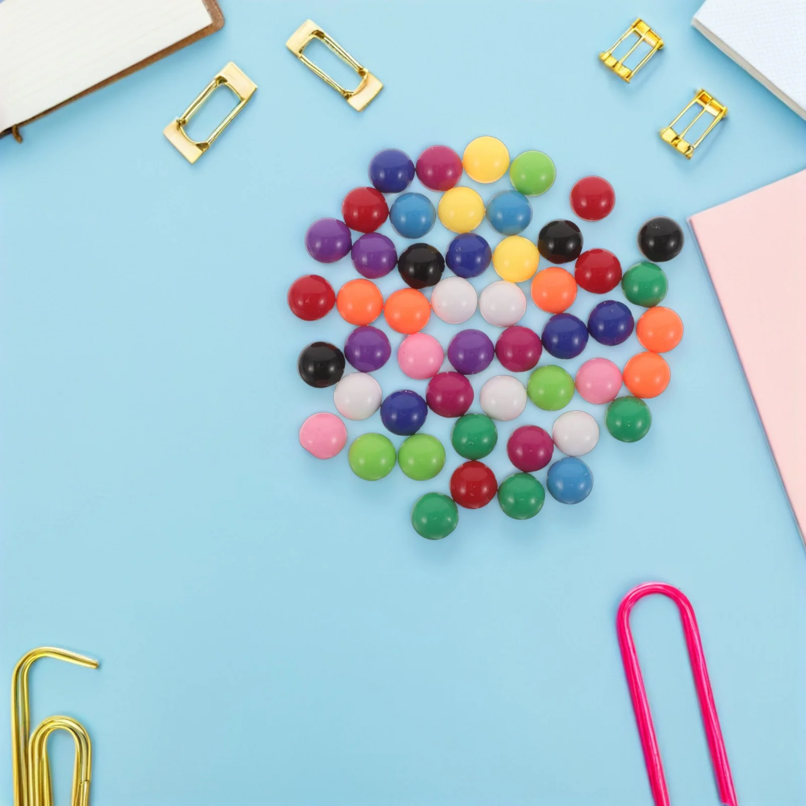 Billes colorées en plastique solide, 240 pièces, 10Mm, pour jeux de société, dames chinoises, expériences sur tige, apprentissage Montessori