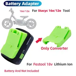 for Stacyc Style Battery Adapter for Festool 18V Batteries Convert to Stacyc Works With All New For Stacyc Bikes(  Adapter Only)