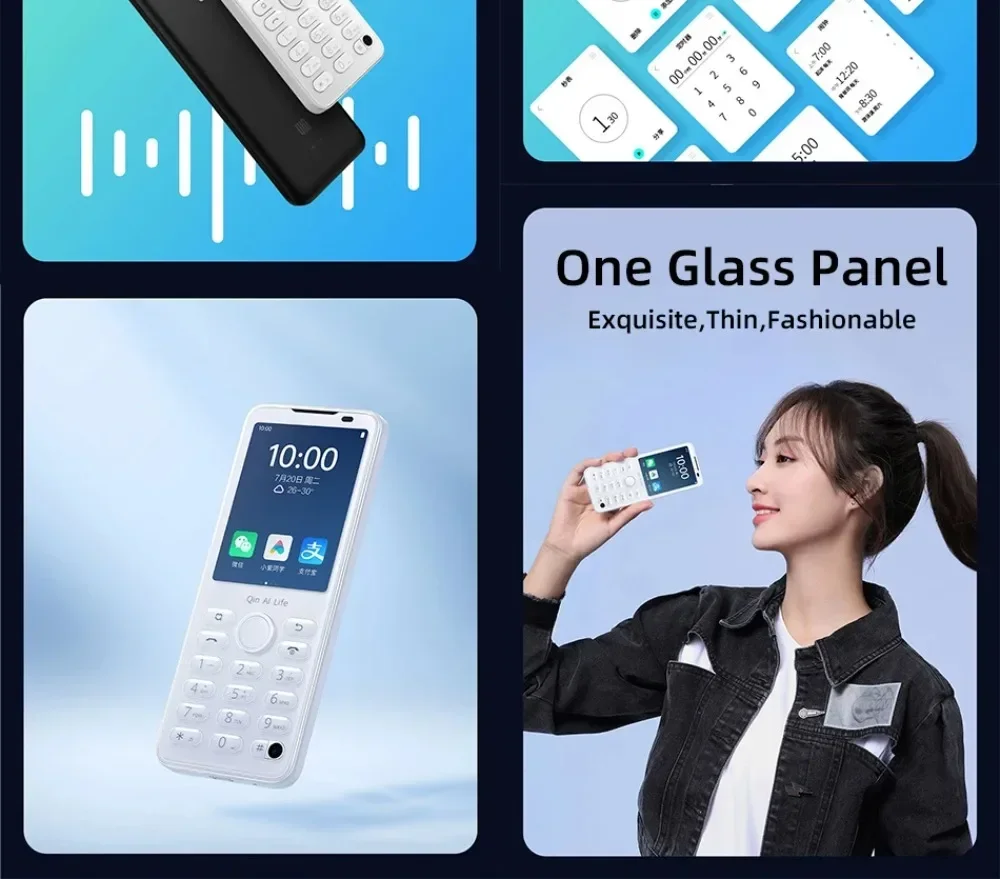 Qin F21 Pro 4G Touch Screen Smartphone Android11 3GB+32GB BT5.0 MTK6761 2120mAh Support Google Global Version Mobile Phone