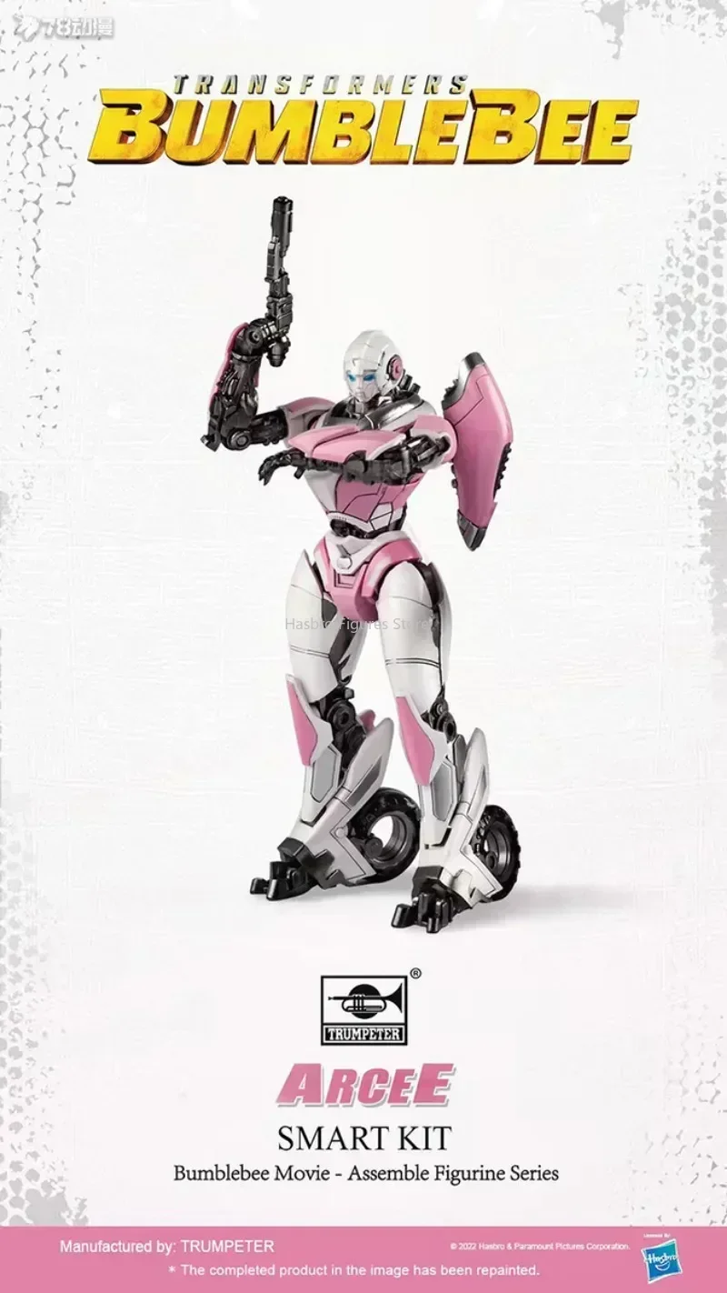재고 있음 범블비 영화 Arcee 플라스틱 모델 키트 조립 입상 시리즈 액션 컬렉션 장난감 선물