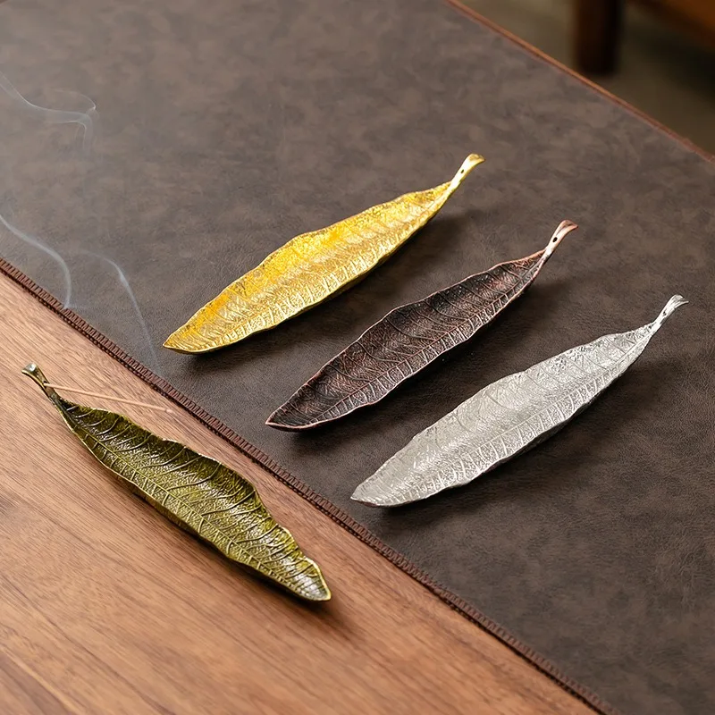 Long Leafs Censer Incense Support Rods Holder Ash Catcher Incense Stand Meditation Room Yoga Incense Burner Accessories XX003