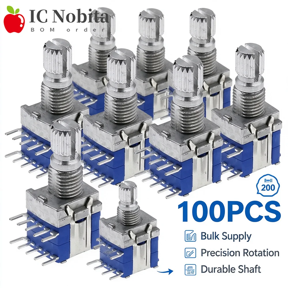 100PCS RS1010 Rotary Switch Band Switch Gear Change Switches 1 Pole 5 Position 2 Pole 3 /4 Position