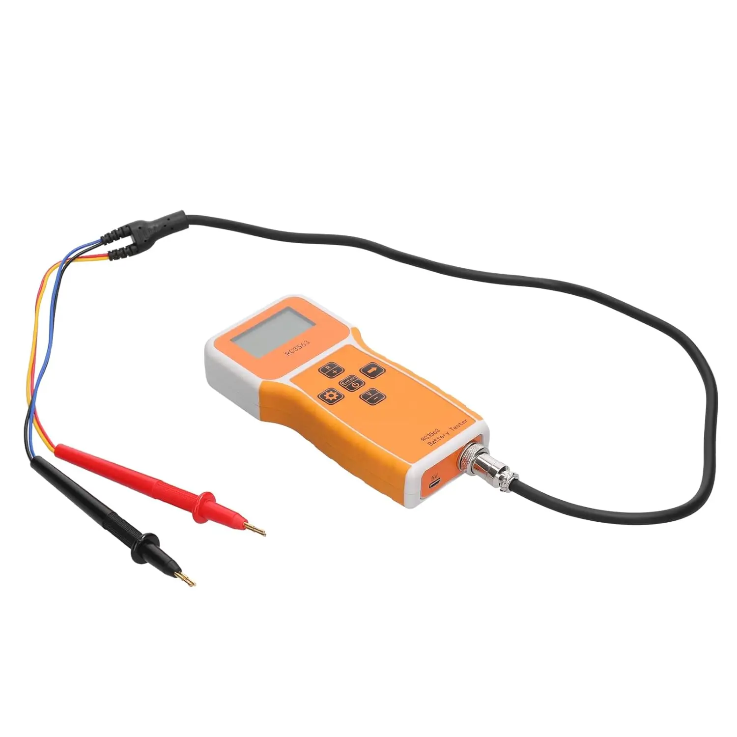 Battery Internal Resistance Tester 1kHz Kelvin 4-Wire AC Impedance Meter Voltage Resistance Analyzer Auto/Manual Range