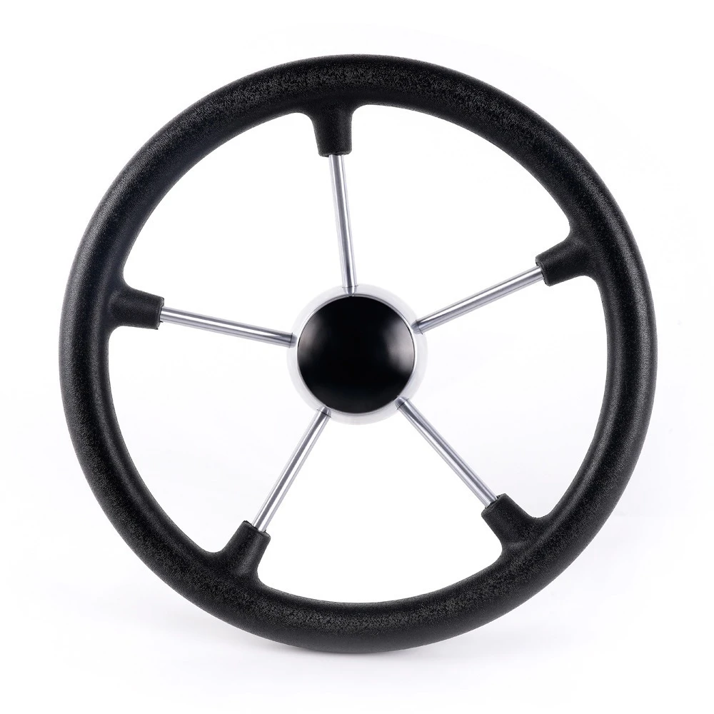 ​Boat Accessories Marine 13.5 Inch stainless steel 5 Spoke Destroyer Steering Wheel