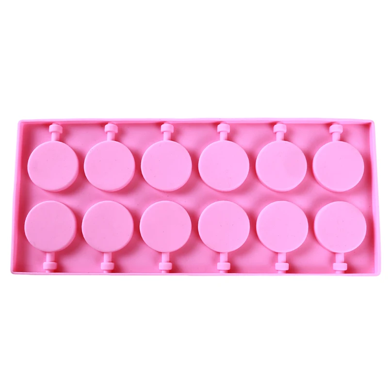 Moule en silicone fleur et sucette ronde mignonne, moule har ant bricolage, ustensiles de cuisson au fudge au chocolat, moule à gâteau, accessoires de cuisine