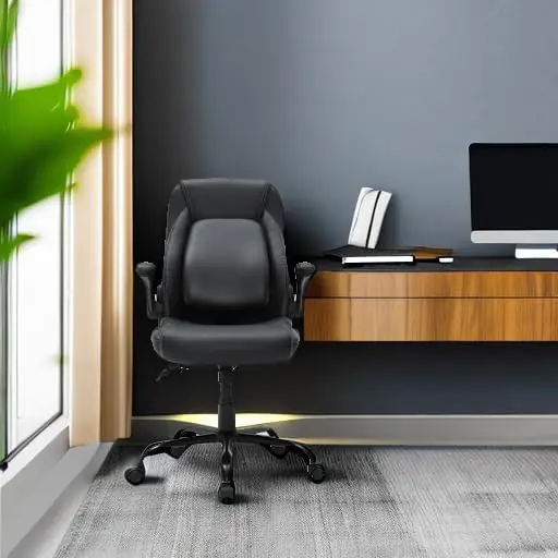 High Back PU Leather Office Chair Ergonomic for Back Pain, Executive Office Chair with Cutting-Edge Adjustable Lumbar Support