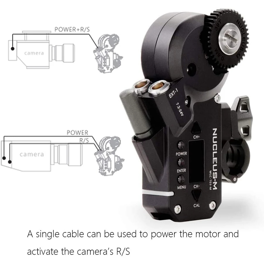 Tilta Nucleus-M Brushless Wireless Follow Focus Motor - High Torque, Low Noise, Compatible with Nucleus-Nano/Moza