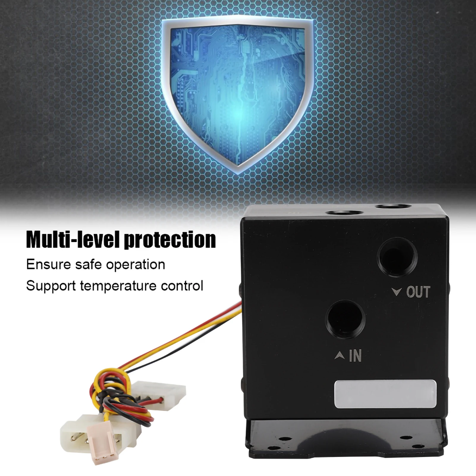 

Computer Cooler 12V 1.8A Integrated Water Cooling with Bracket for 1200L / H Water Cooling Kit