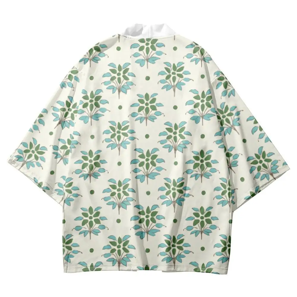 

Fashion Flowers Print Haori Summer Beach Yukata Japanese Casual Kimono Cardigan Women Men Shirts Top Plus Size 4XL 5XL 6XL