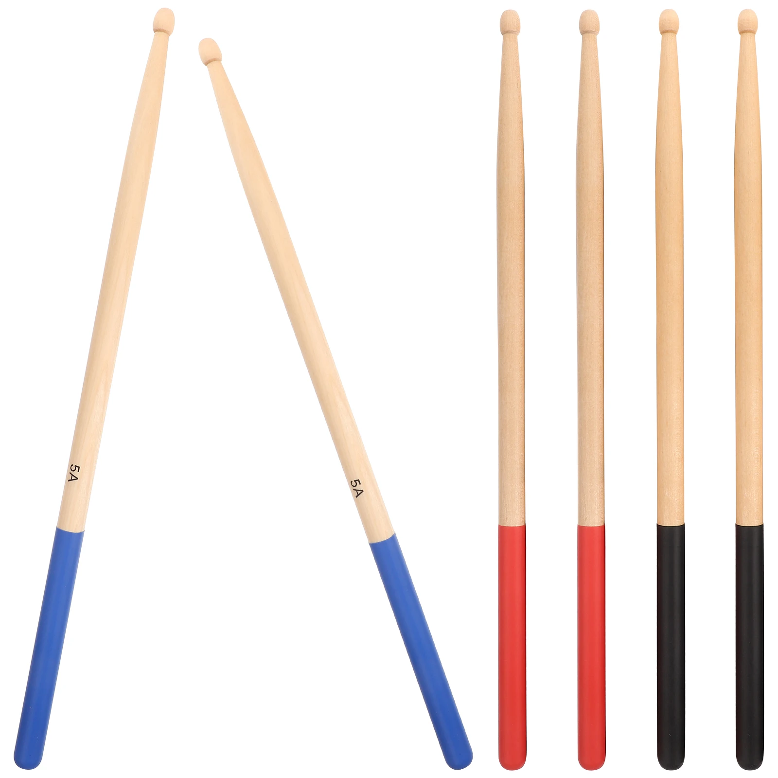 

Anti-Slip Drum Sticks Maple Wood Teardrop Lightweight Durable Kids Adults Portable Music Percussion Accessories 5A