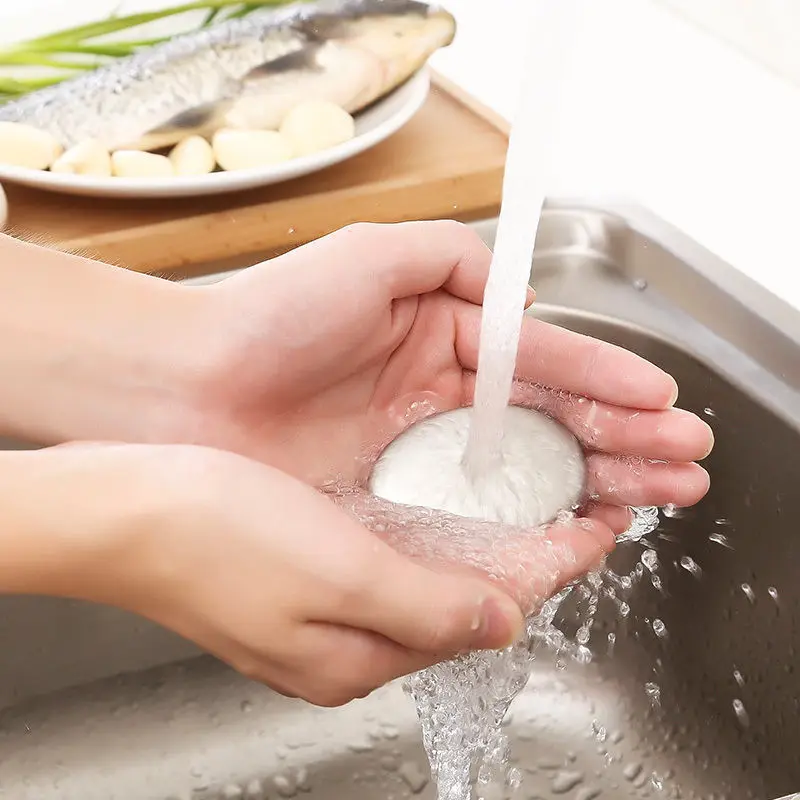 

Practical Durbale Soap Portable Chef Silver Convenient portable Smells Remover Helper Easy-Used Stainless Steel