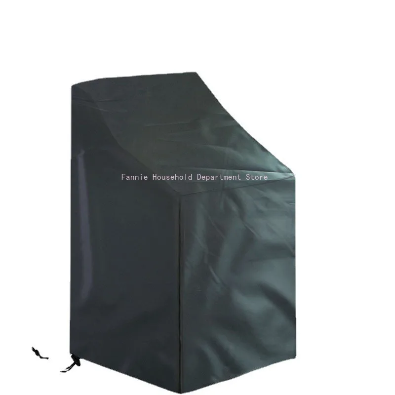 Stacking Outdoor Chair Cover 3 Sizes Stacked Chair Dustproof Cover Garden Furniture Protector Yard Chair Cover with Storage Bag