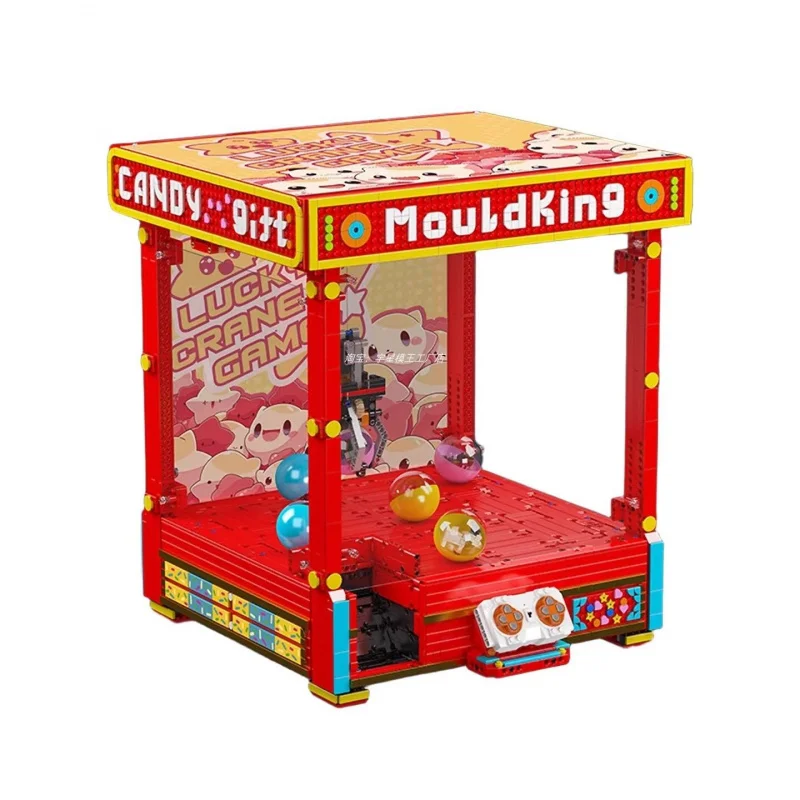 Mould King 10189 Greifpuppenmaschine, pädagogische Serie für Kinder, elektrische Fernbedienung, Baustein-Montagespielzeug für