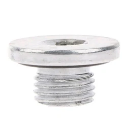 Long Lasting Performance M14 x 1 5 Oil Drain Plug Sump for Opel Silver Tone Aluminium Alloy OE Number 90502556