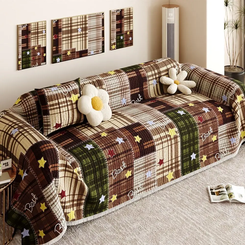 2026 New Sofa Cover Cloth Dust Cover Sofa Towel Non Slip Whole Piece One Piece Universal 4