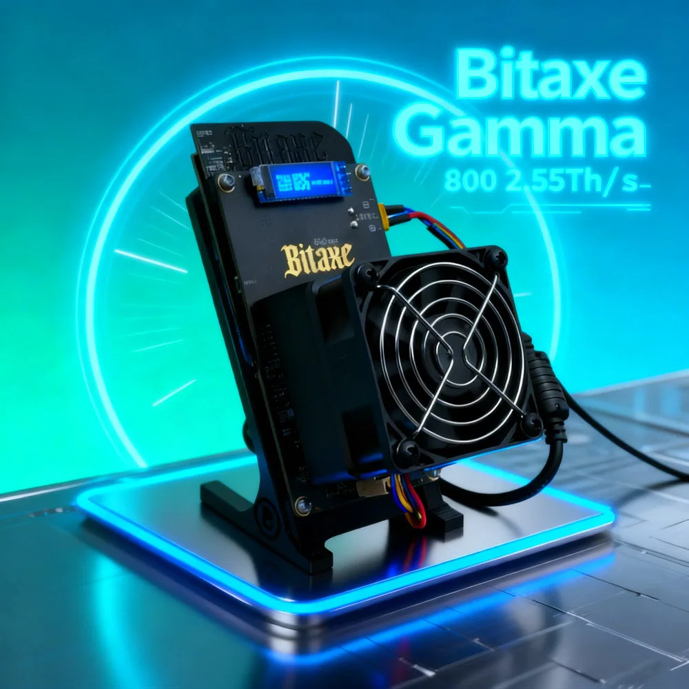جديد Gamma 800 2.55Th/s 35 واط Bitcion مينر ASIC مينر سولو BTC تشفير آلة التعدين آلة ASIC للاستخدام المنزلي مينر BTC مينر