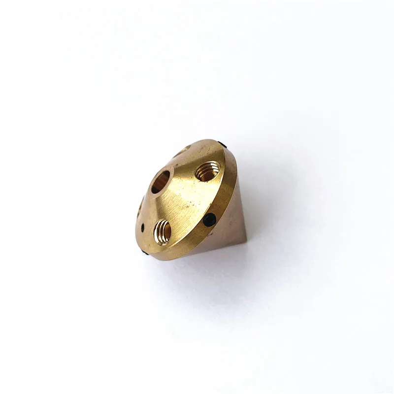 4 in 1 out 3D Printer Diamond Hotend Brass Multi-nozzle 0.4mm 1.75mm, Multi-color