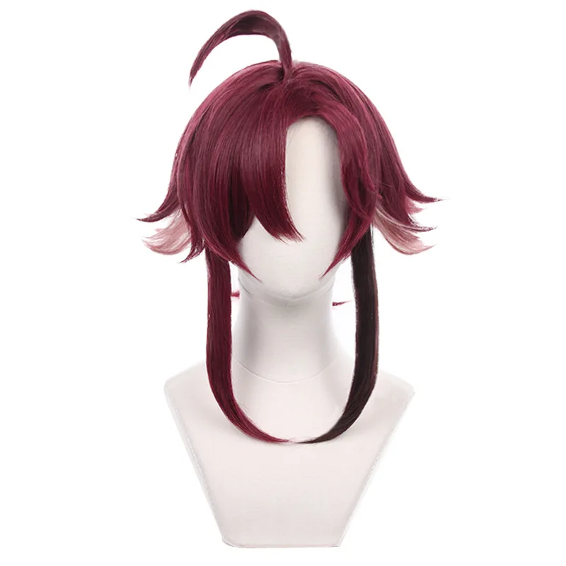 

Game Genshin Impact Shikanoin Heizou Cosplay Wig 50cm Short Hair Heat Resistant Synthetic Halloween Party Accessories Props