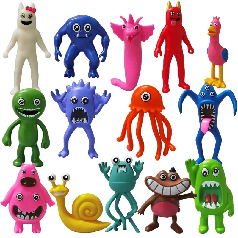 12pcs Garden Of Banban Action Figure Banban 2 Banban Chapter 3 Ban Ban Figure Garten Banban Figurine Pvc Plastic Doll Toy Nabnab