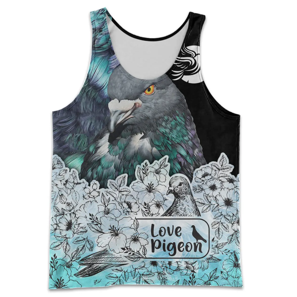 Men Tank Tops Animal Pigeon 3D Graphics Printed Vest Streetwear Casual Fitness Sleeveless Fashion Summer Teens Cozy Tops