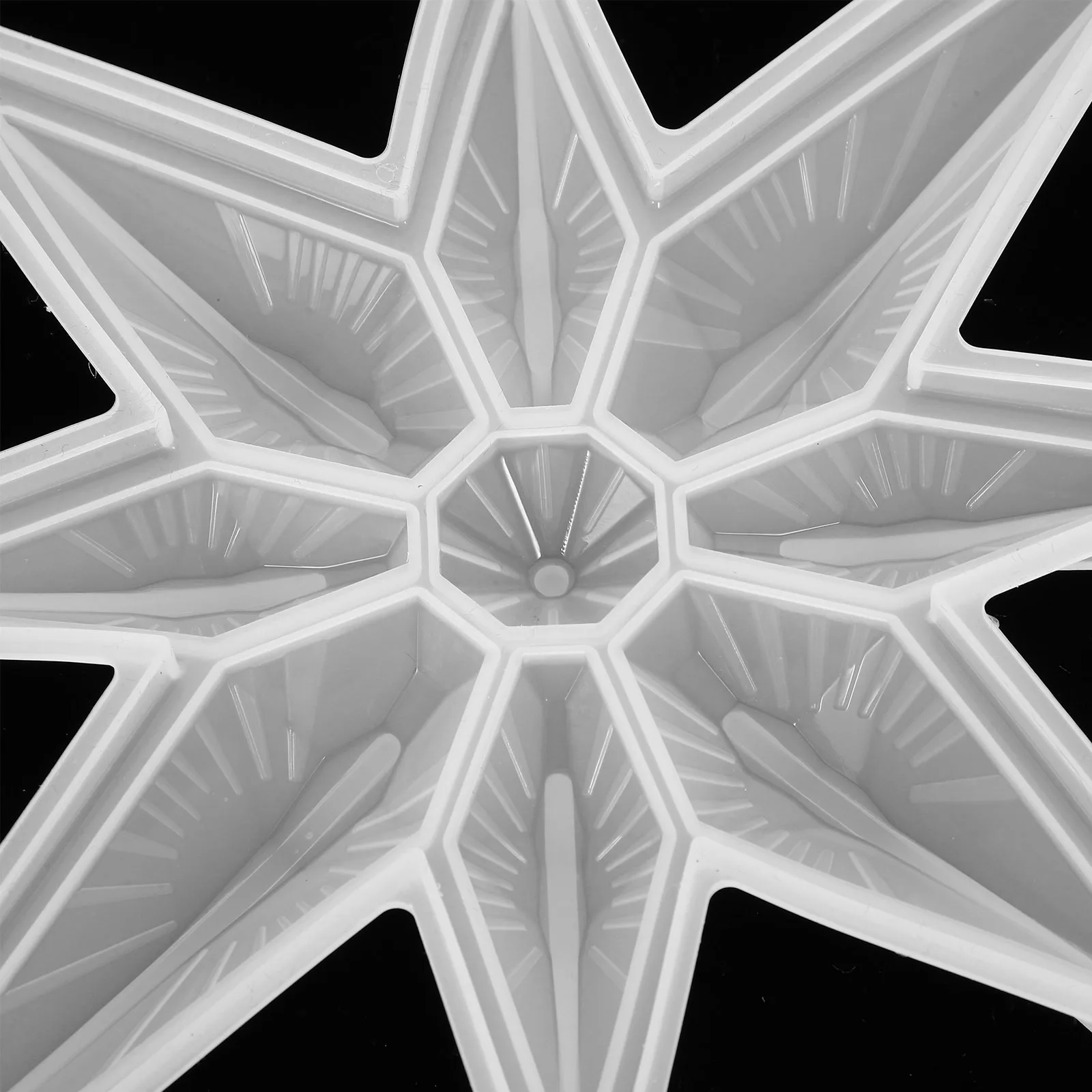 

2Pcs Star Silicone Molds Christmas Ornament Mold for DIY Epoxy Resin Pendant Crafting Reusable Non-Stick Octagonal Star Moulds