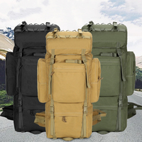 Tactical Large Bag Sports Outdoor Hiking Camping Trip 100L Large Capacity Backpack EMR ATFG