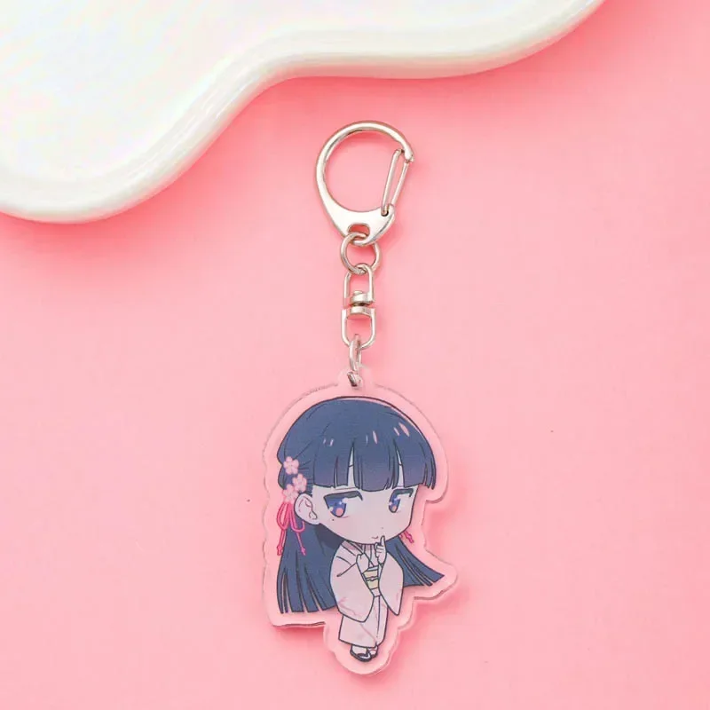 Anime My Happy Marriage Acrylic Keychain Accessaries Cartoon Funny Pendant Cute Creative Bag Charm Car Keyring Friends Fans Gift