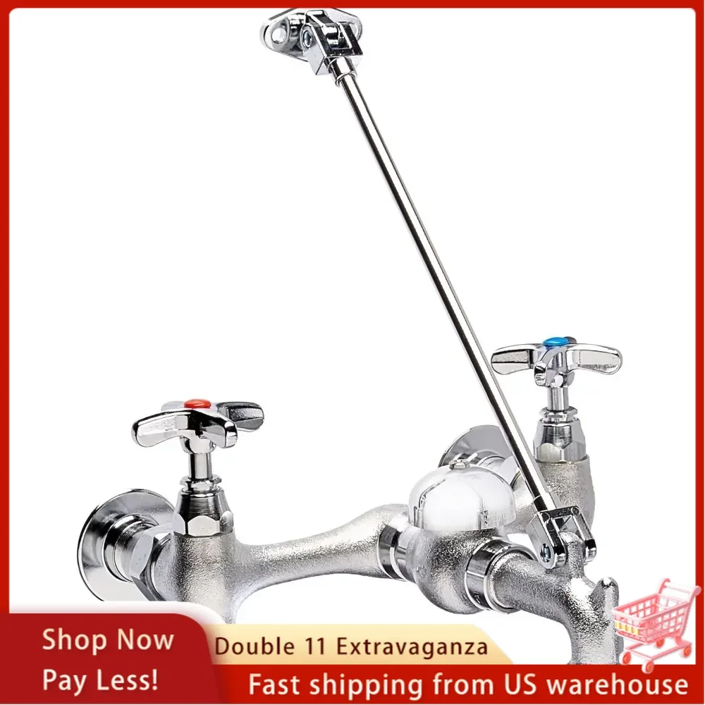 Service Basin Faucet, Chrome Rotating quick opening household multifunctional basin faucet suitable for kitchen and bathroom