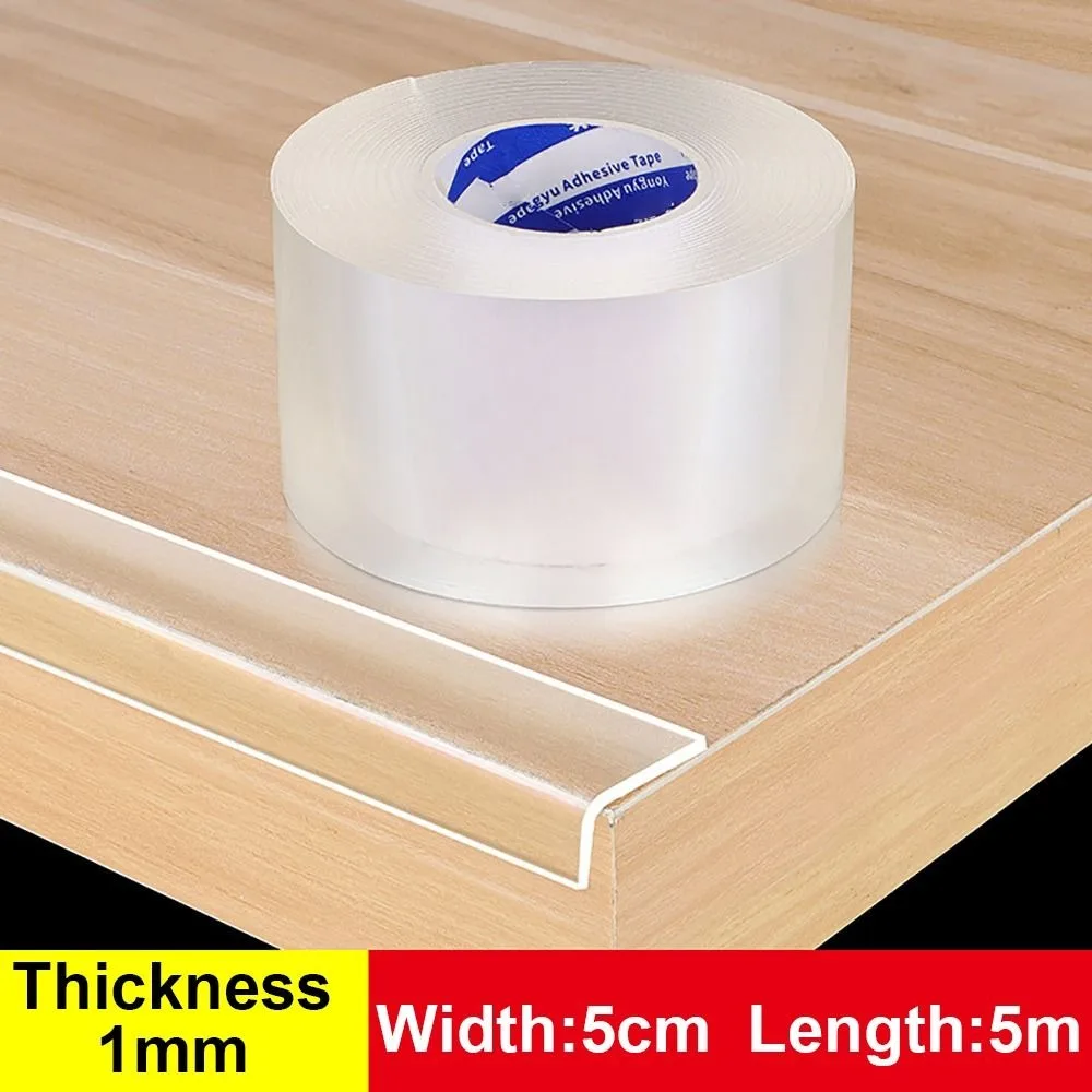 

Kids Collision Proof Table Edge Guard Tape Self Adhesive Transparent Protective Strip Thickened Soft Furniture Corner Bumper